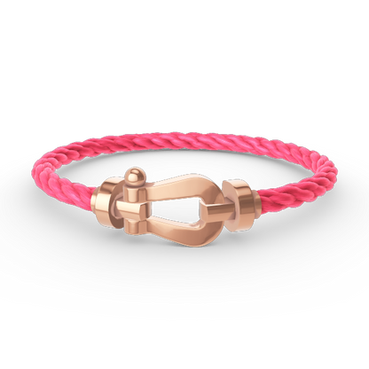 [Super CiCi ]FORCE LARGE HORSESHOE NO DIAMOND BRACELET ROSE GOLD