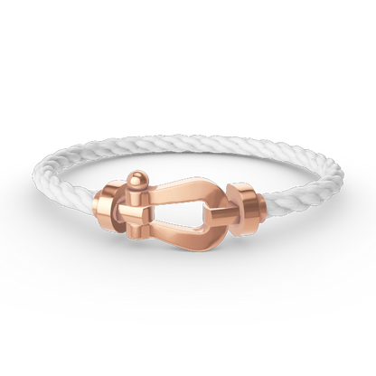 [Super CiCi ]FORCE LARGE HORSESHOE NO DIAMOND BRACELET ROSE GOLD