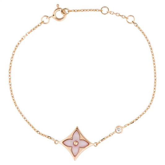 [Super CiCi ]STAR 1 DIAMOND PINK GOLD BRACELET