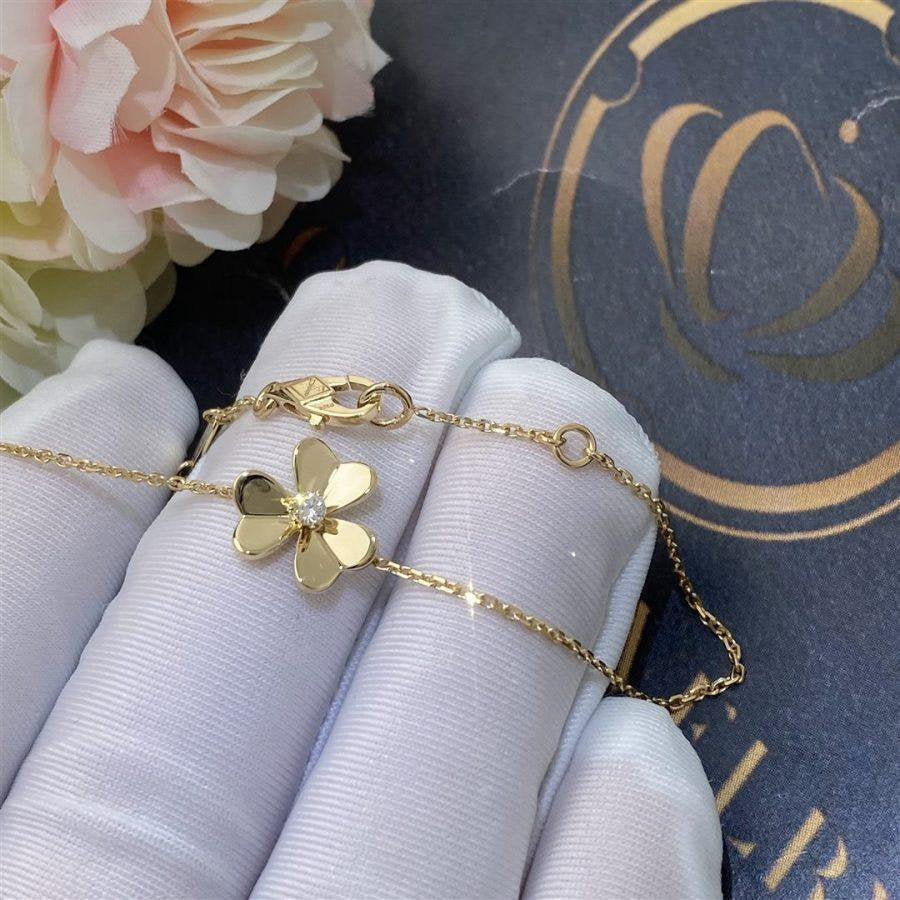 [Super CiCi ]FRIVOLE GOLD FLOWER BRACELET