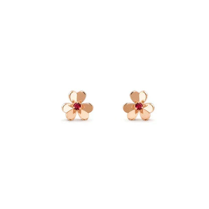 [Super CiCi ]FRIVOLE  FLOWER PINK EARRINGS