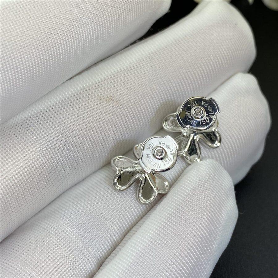 [Super CiCi ]FRIVOLE MINI SILVER FLOWER EARRINGS