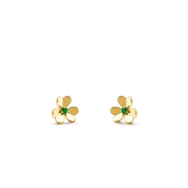 [Super CiCi ]FRIVOLE  FLOWER MALACHITE EARRINGS