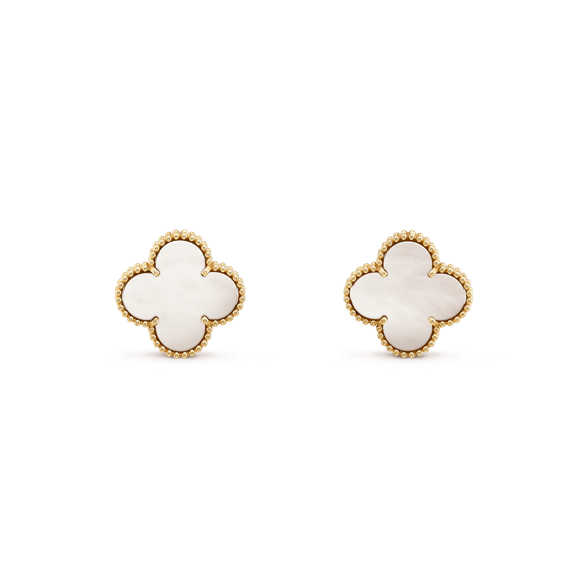 [Super CiCi ]CLOVER MINI GOLD EARRINGS
