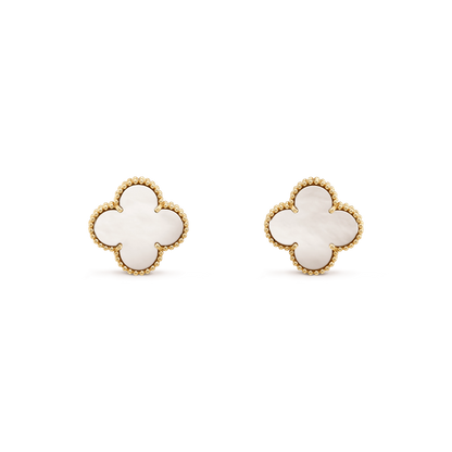 [Super CiCi ]CLOVER MINI GOLD EARRINGS
