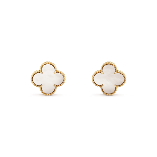 [Super CiCi ]CLOVER MINI GOLD EARRINGS