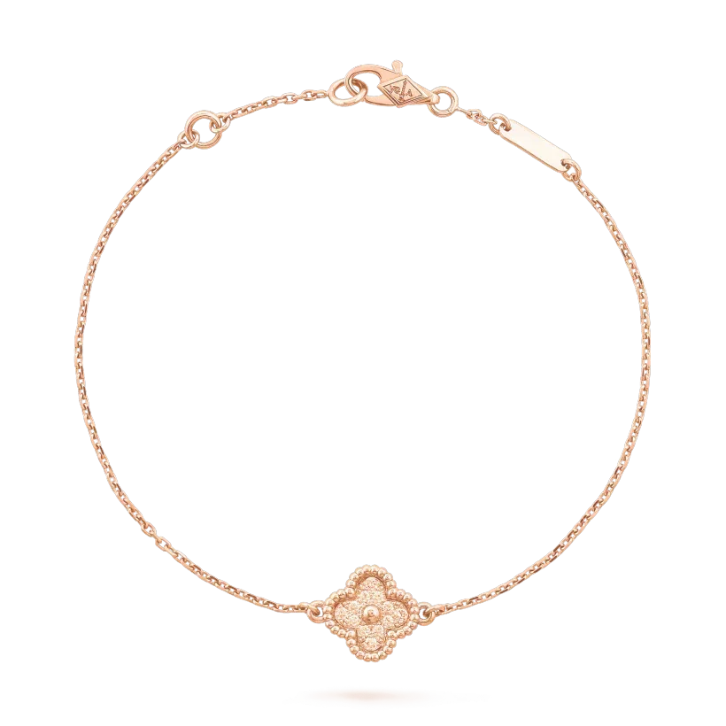 [Super CiCi ]CLOVER SINGLE FLOWER BRACELET