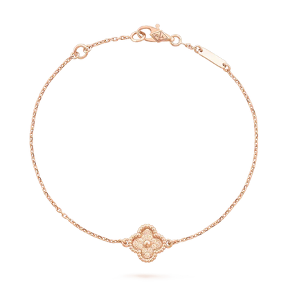 [Super CiCi ]CLOVER SINGLE FLOWER BRACELET