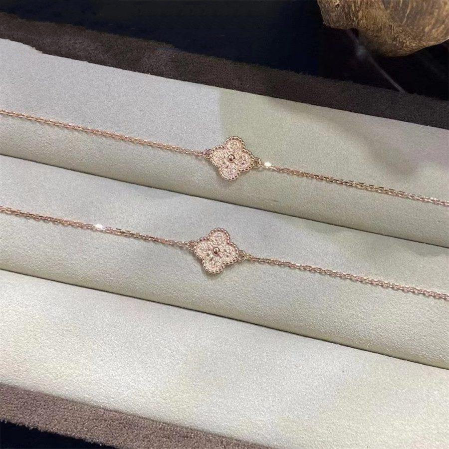 [Super CiCi ]CLOVER SINGLE FLOWER BRACELET