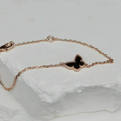 [Super CiCi ]BUTTERFLY ONYX  BUTTERFLY BRACELET