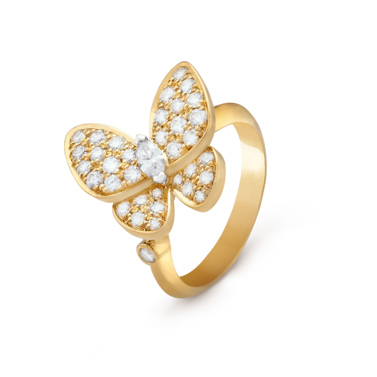[Super CiCi ]BUTTERFLY DIAMOND RING
