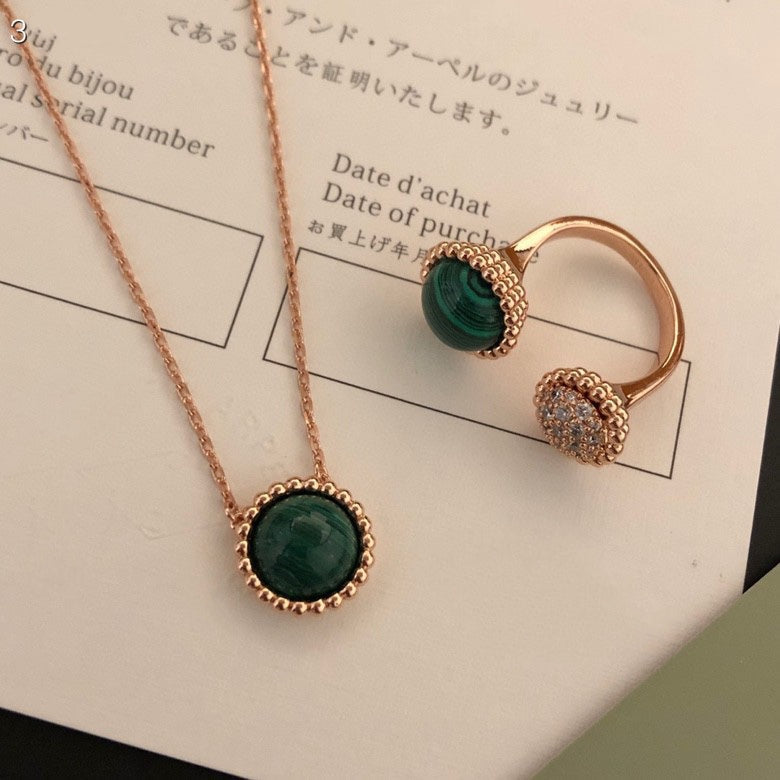 [Super CiCi ]PERLEE COULEURS DIAMOND ROSE GOLD BETWEEN THE FINGER RING