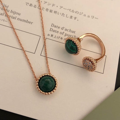 [Super CiCi ]PERLEE COULEURS DIAMOND ROSE GOLD BETWEEN THE FINGER RING