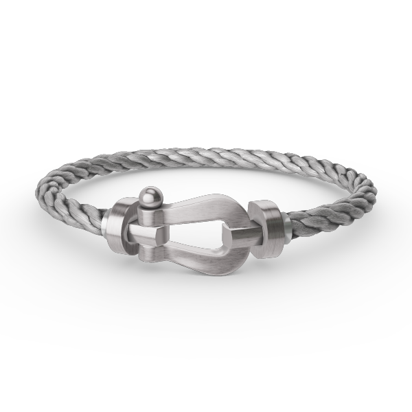 [Super CiCi ]FORCE LARGE HORSESHOE NO DIAMOND BRACELET SILVER
