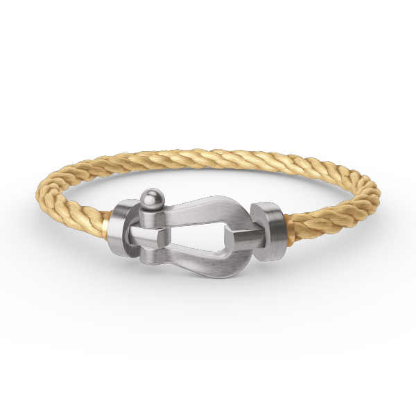 [Super CiCi ]FORCE LARGE HORSESHOE NO DIAMOND BRACELET SILVER