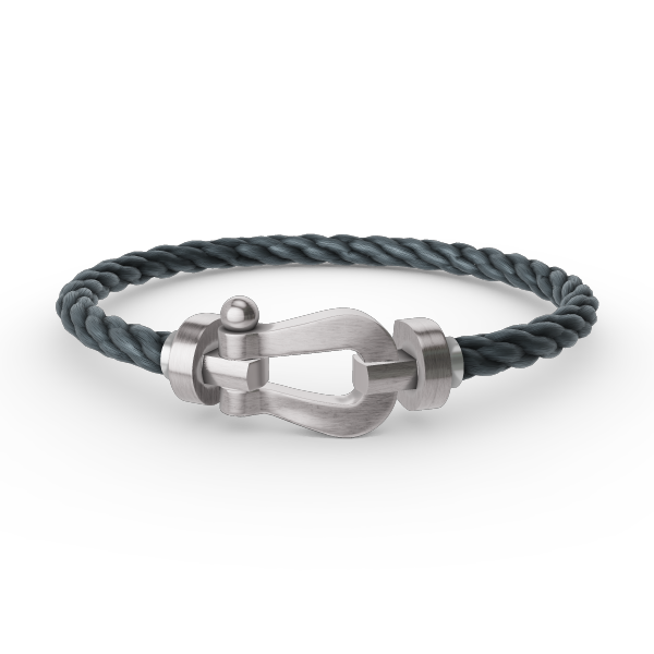 [Super CiCi ]FORCE LARGE HORSESHOE NO DIAMOND BRACELET SILVER