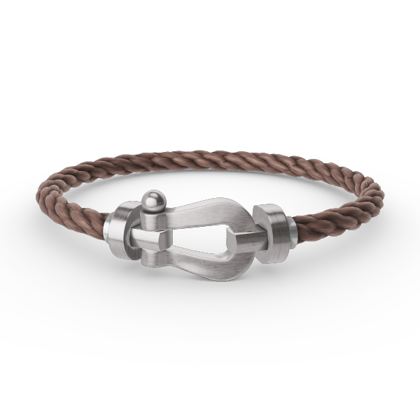 [Super CiCi ]FORCE LARGE HORSESHOE NO DIAMOND BRACELET SILVER