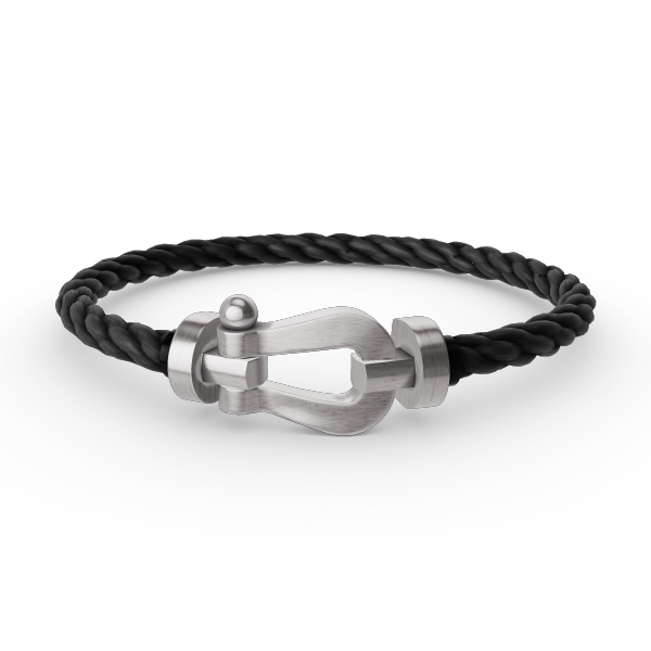 [Super CiCi ]FORCE LARGE HORSESHOE NO DIAMOND BRACELET SILVER
