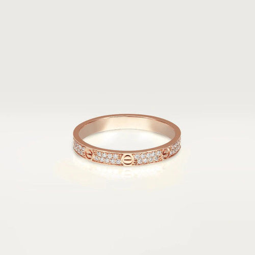 [Super CiCi ]LOVE RING 2.65MM DIAMOND