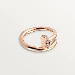[Super CiCi ]JUSTE RING 2.65MM PINK GOLD DIAMOND